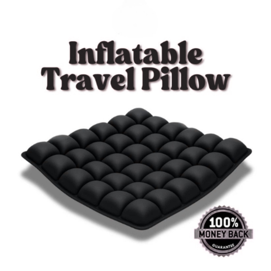 Grabora™Inflatable Travel Pillow: Instant Relief and Comfort for Hours of Sitting Anywhere