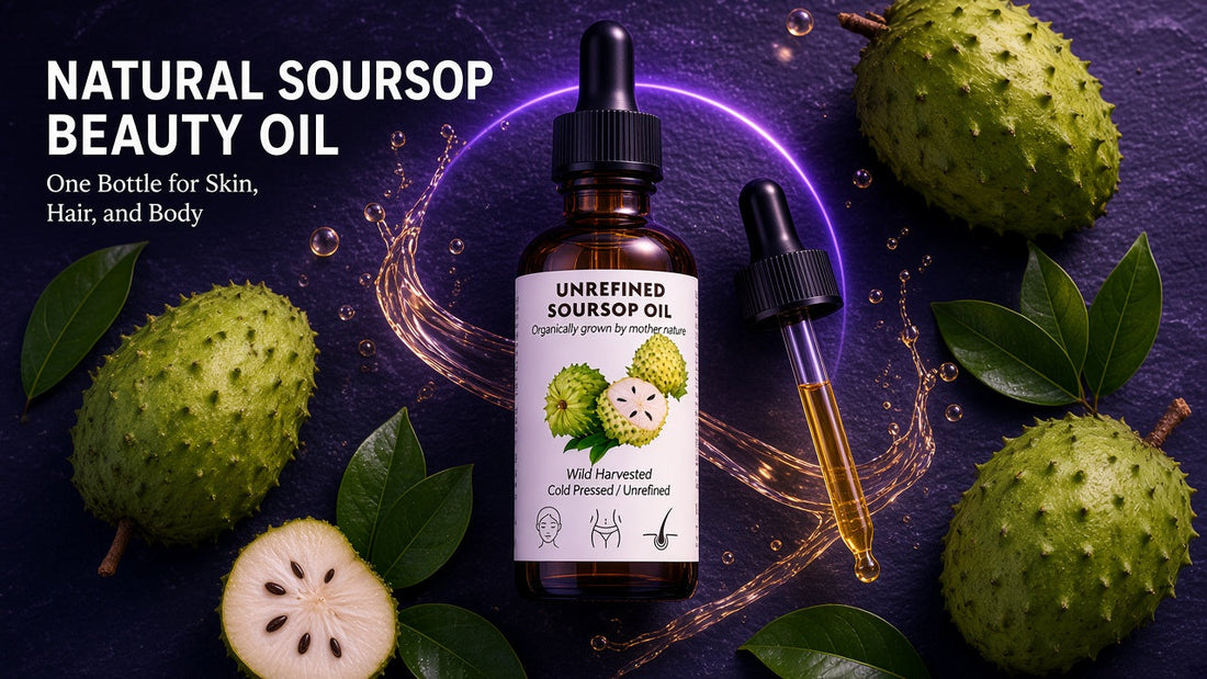 NATURAL SOURSOP BEAUTY OIL - One Bottle for Skin, Hair, and Body