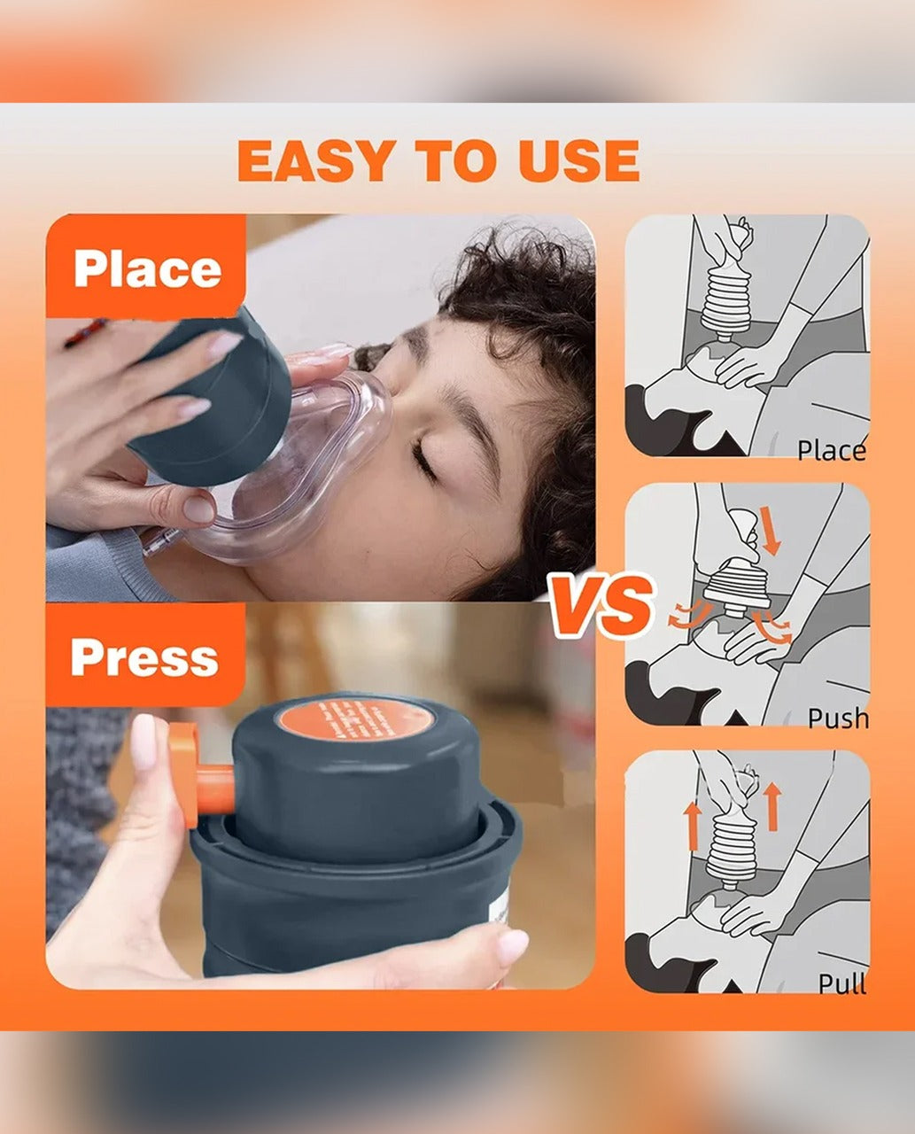 Grabora Anti-Choking Rescue Device