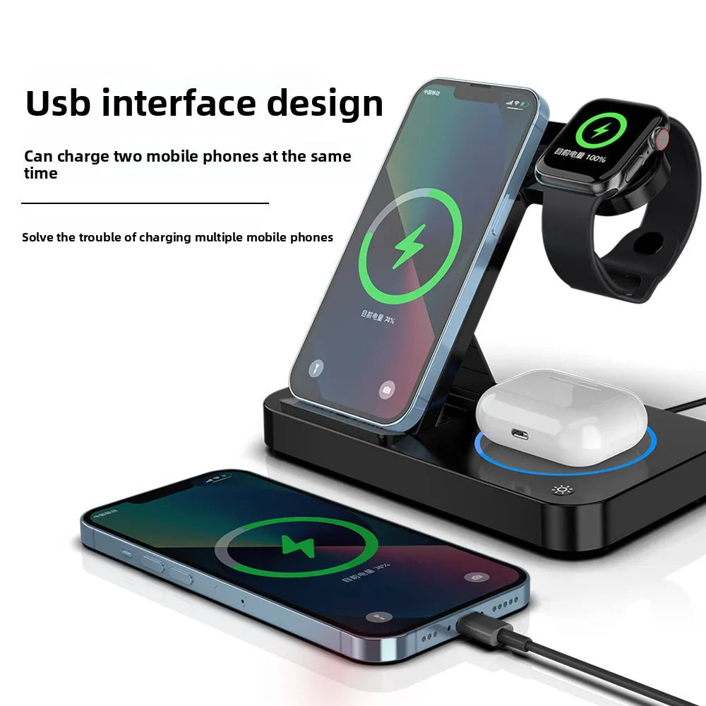Grabora Universal 4-in-1 Wireless Fast Charger