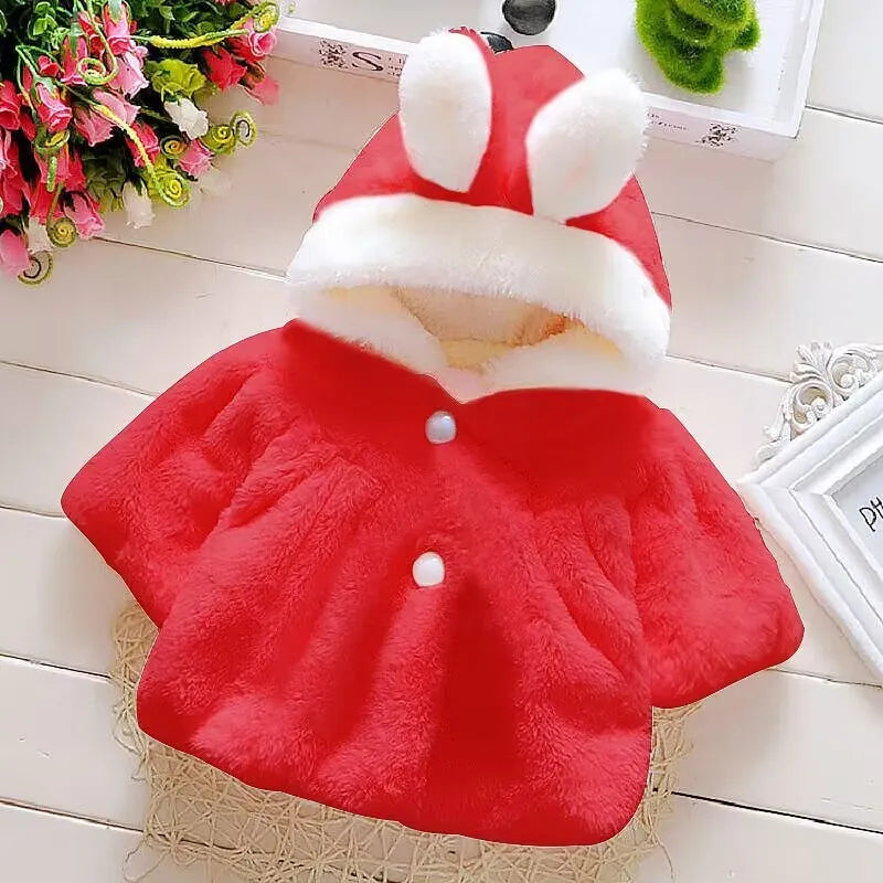 Grabora Girls Faux Fur Hooded Coat