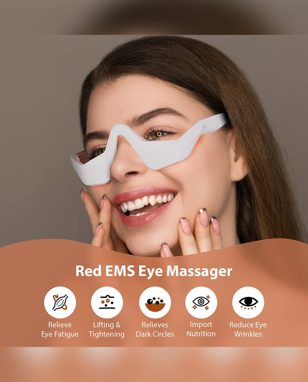 Grabora  Eye Red Light Therapy Glasses