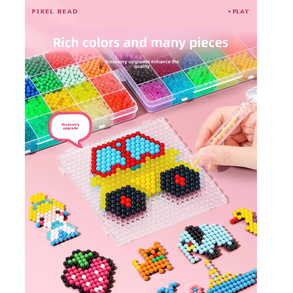 Grabora Luminous Magic Beads DIY Educational Craft