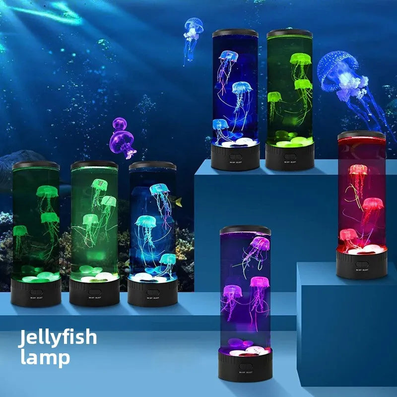 Grabora Remote Control Color Changing Jellyfish USB Night Light