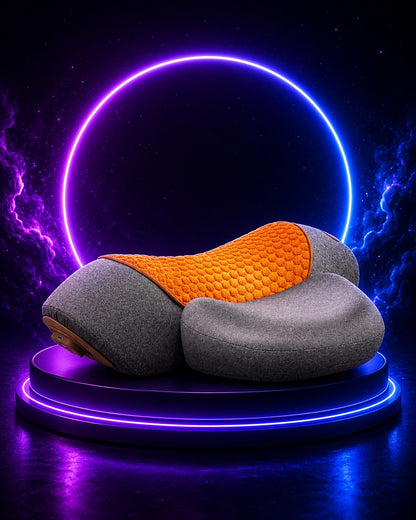 Adjustable Heating Massage Neck Pillow with Memory Foam