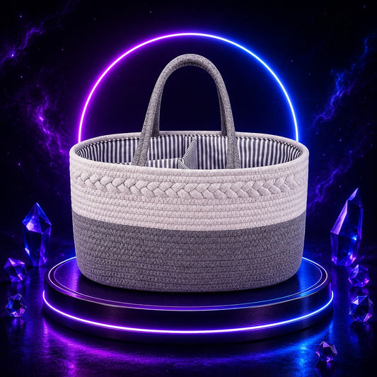 Grabora Handwoven Storage Basket with Removable Compartments