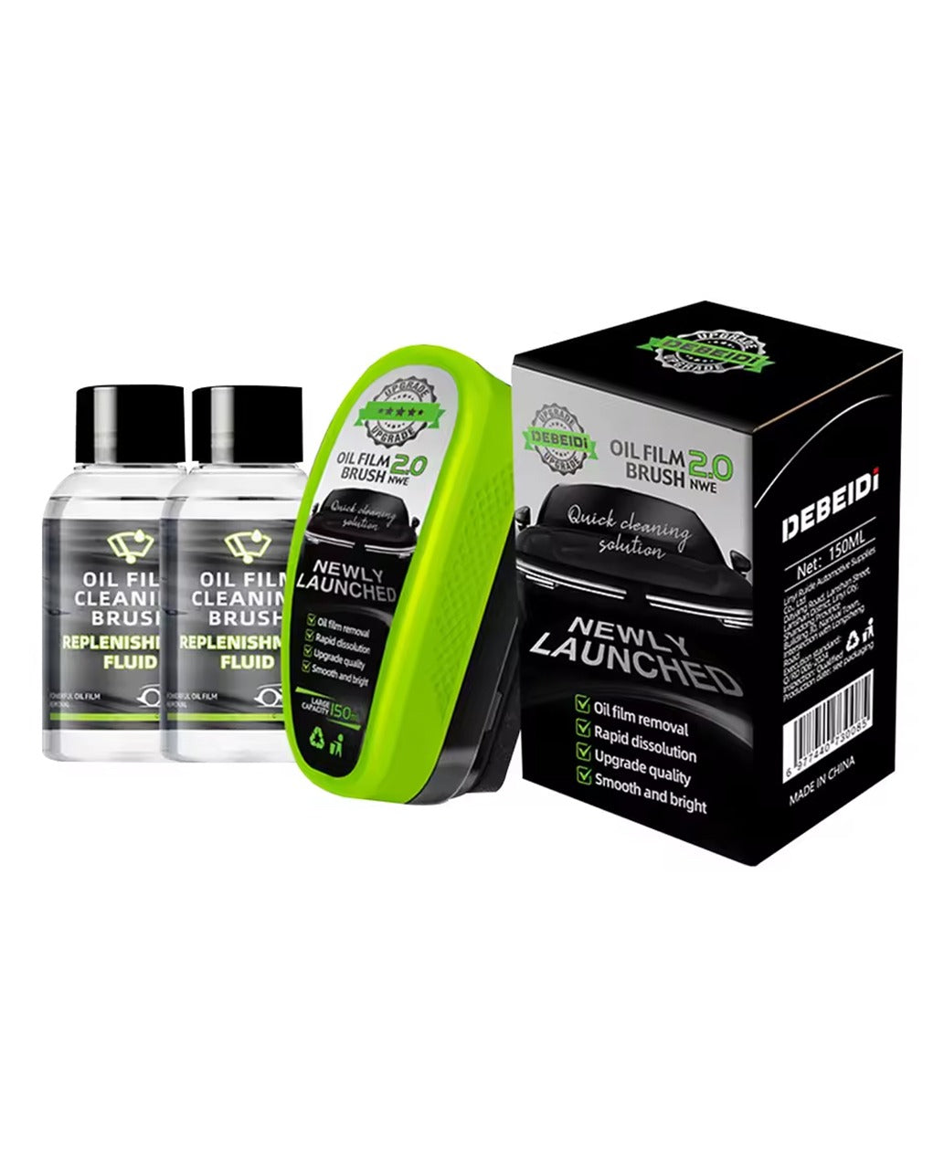 Grabora ClearVision™ Glass Oil Film Remove