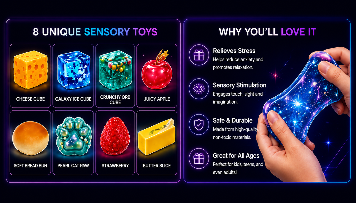 Grabora Piece Maltose Stress Relief Toys Set - Product Details 2