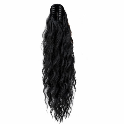 Synthetic Hair Ponytail with Claw Clip